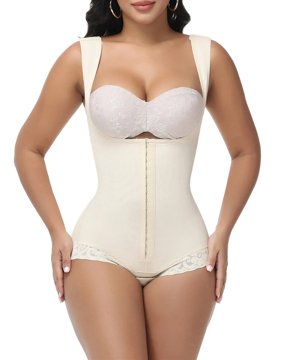 Bodysuit Shapewear Button Down