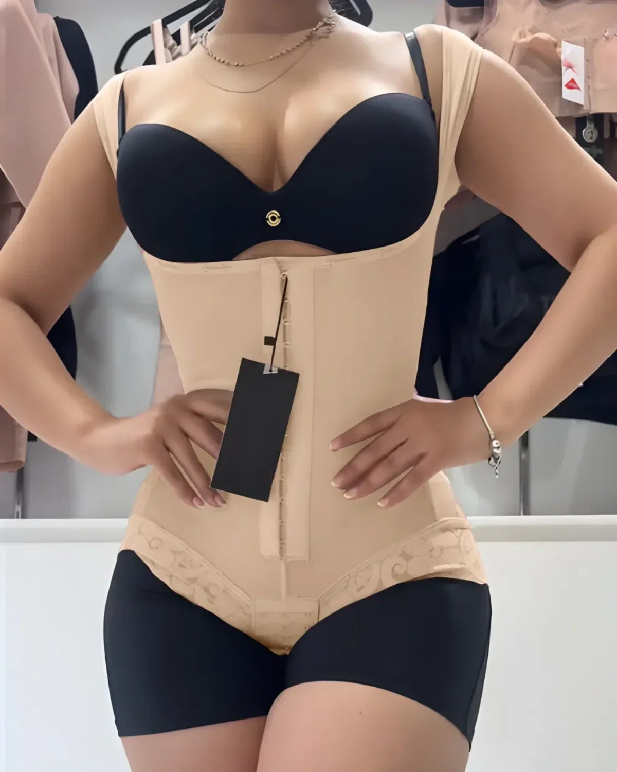 Bodysuit Shapewear Button Down