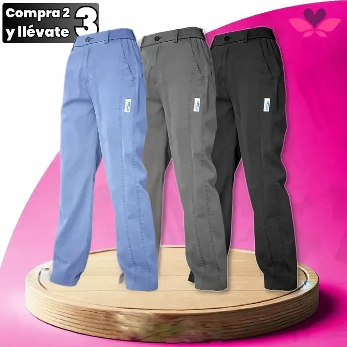 [Paga 2, Llévate 3] Pantalones Aurora de Seda y Poliéster Fría