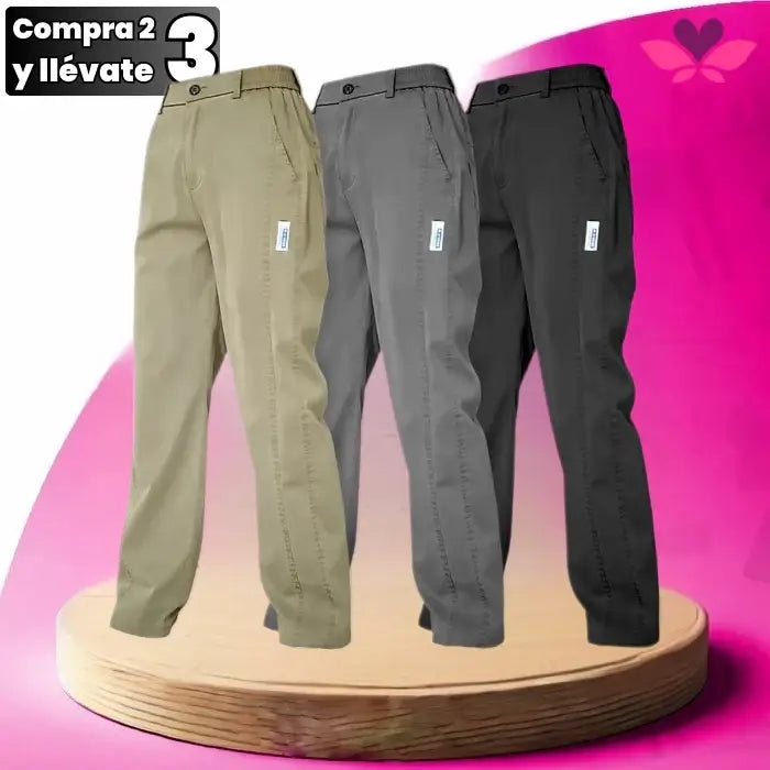 [Paga 2, Llévate 3] Pantalones Aurora de Seda y Poliéster Fría