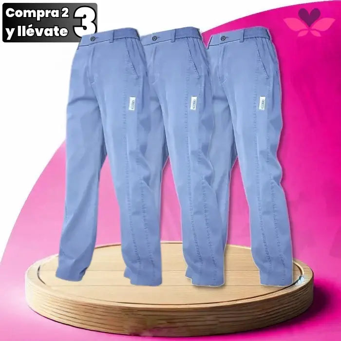 [Paga 2, Llévate 3] Pantalones Aurora de Seda y Poliéster Fría