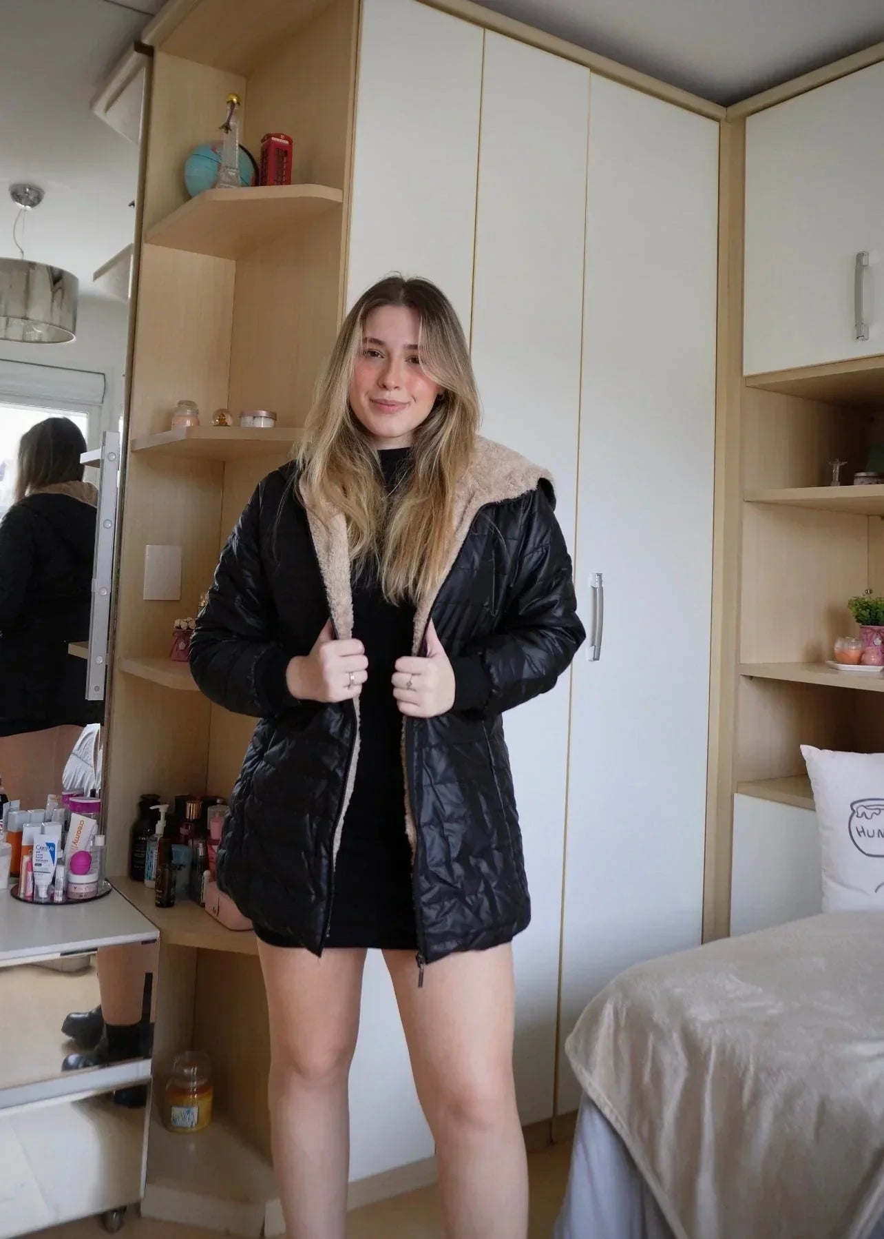 Chaqueta Femenina de Peluche