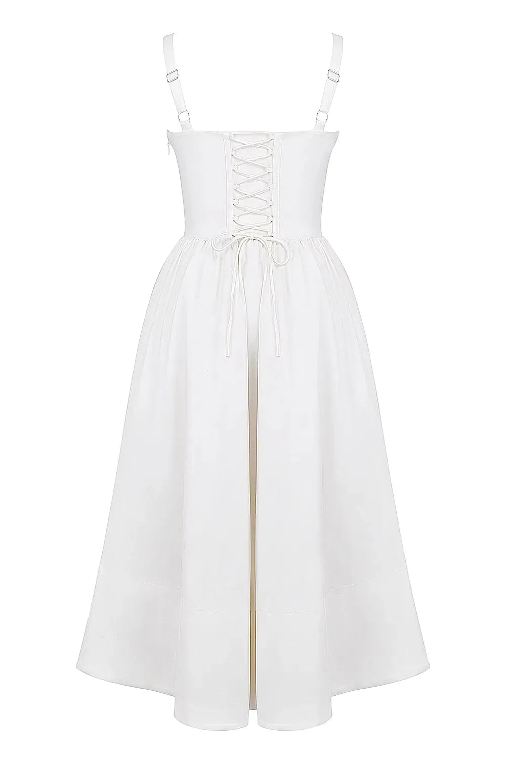 Vestido Midi Moldeador Blanco